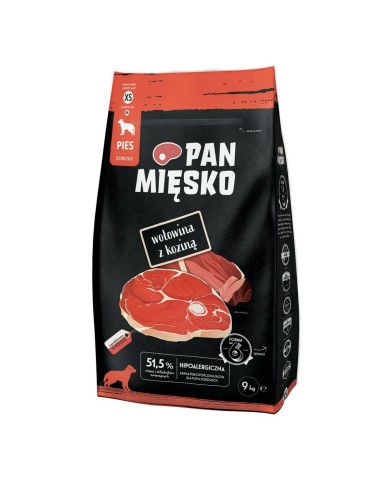 mangime PAN MIĘSKO XS Carne di vitello 9 kg