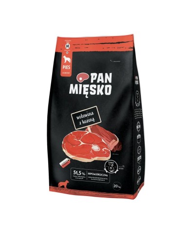 mangime PAN MIĘSKO M Carne di vitello 20 kg