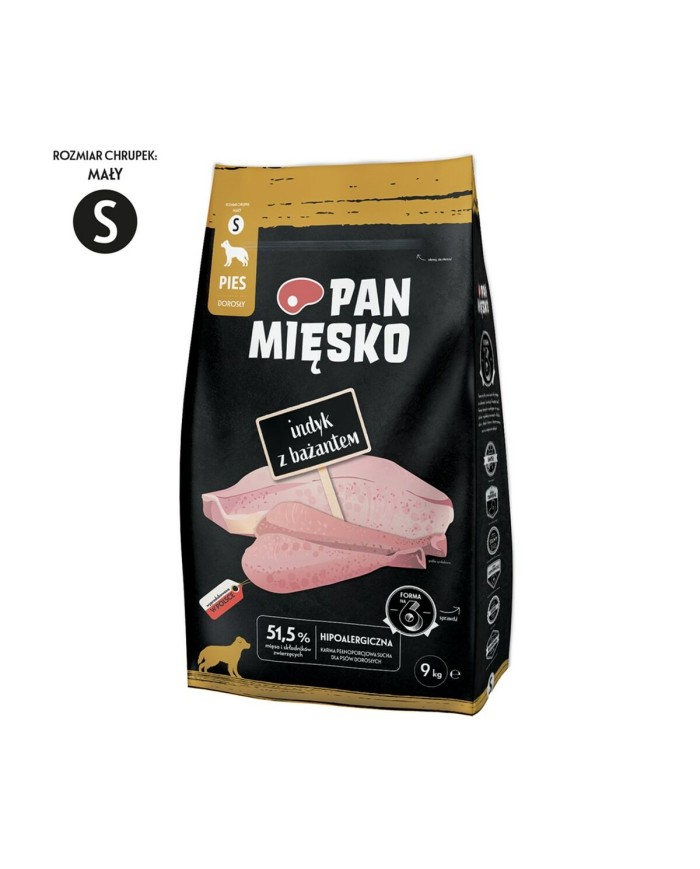 mangime PAN MIĘSKO XS Tacchino 9 kg mangime PAN MIĘSKO XS Tacchino 9 kg