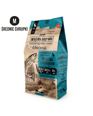 mangime WIEJSKA ZAGRODA M Carne di vitello 9 kg