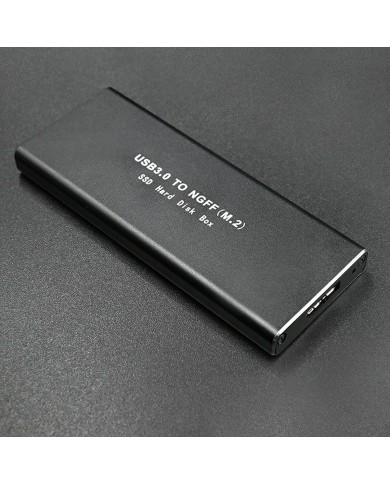 Scatola Esterna Qoltec 51854 Nero Scatola Esterna Qoltec 51854 Nero