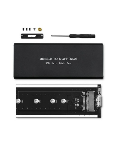 Scatola Esterna Qoltec 51854 Nero Scatola Esterna Qoltec 51854 Nero