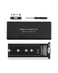 Scatola Esterna Qoltec 51854 Nero Scatola Esterna Qoltec 51854 Nero