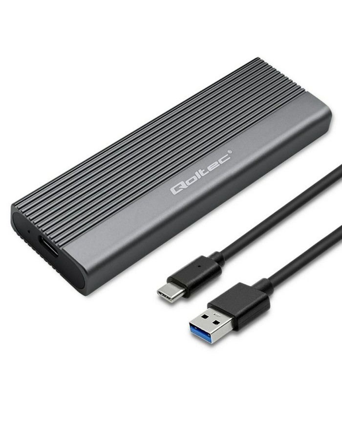 Scatola Esterna Qoltec 52267 Grigio Scatola Esterna Qoltec 52267 Grigio