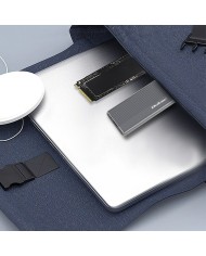 Scatola Esterna Qoltec 52267 Grigio Scatola Esterna Qoltec 52267 Grigio