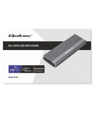 Scatola Esterna Qoltec 52267 Grigio Scatola Esterna Qoltec 52267 Grigio