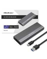 Scatola Esterna Qoltec 52267 Grigio Scatola Esterna Qoltec 52267 Grigio