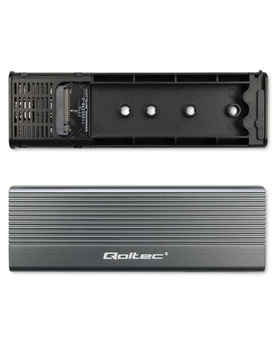 Scatola Esterna Qoltec 52267 Grigio Scatola Esterna Qoltec 52267 Grigio