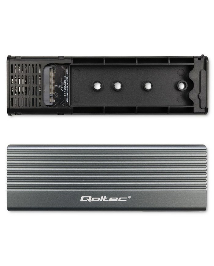 Scatola Esterna Qoltec 52267 Grigio Scatola Esterna Qoltec 52267 Grigio