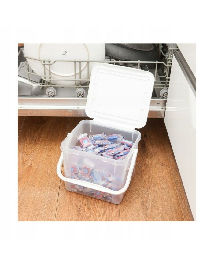 Recipiente-contenitore Rotho Basic Bianco Trasparente 4,5 L Recipiente-contenitore Rotho Basic Bianco Trasparente 4,5 L