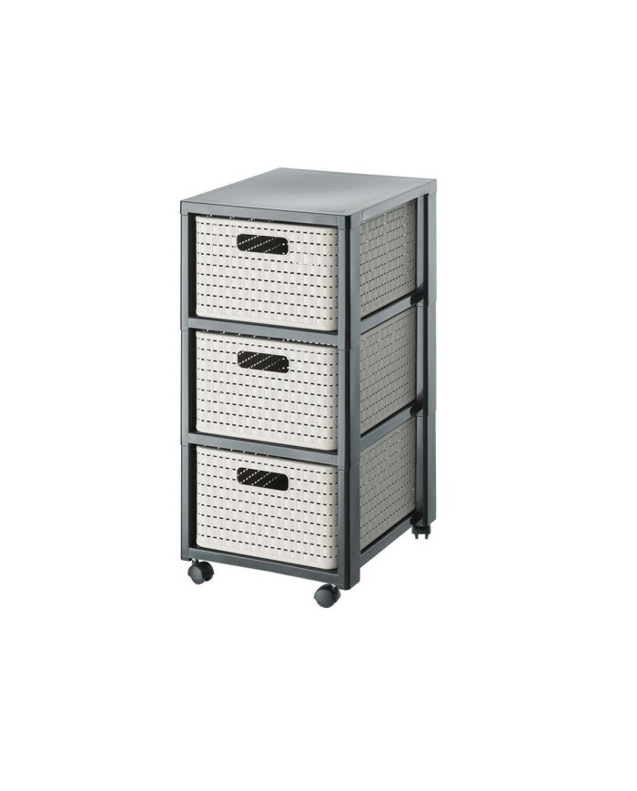 Scaffale Rotho Country Antracite polipropilene Plastica