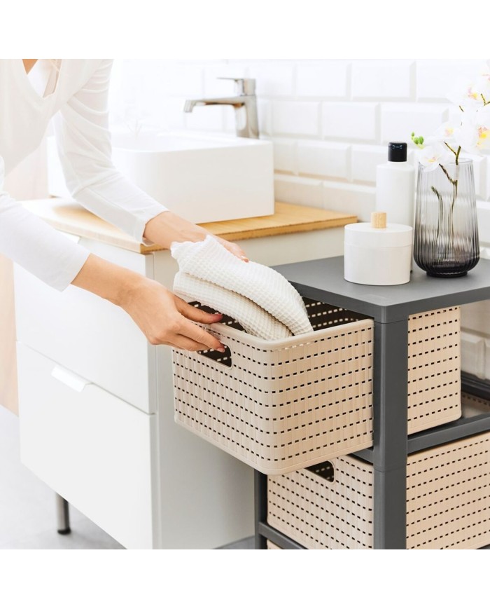 Scaffale Rotho Country Bianco