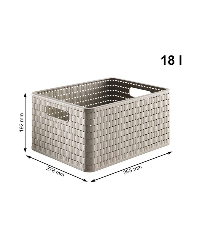 Scaffale Rotho Country Antracite polipropilene Plastica