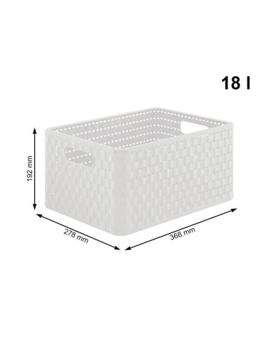 Scaffale Rotho Country Bianco