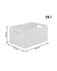 Scaffale Rotho Country Bianco