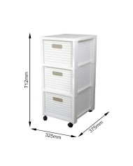 Scaffale Rotho Country Bianco