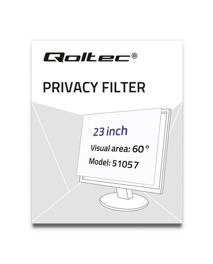 Supporto da Tavolo per Schermo Qoltec 51057 23"