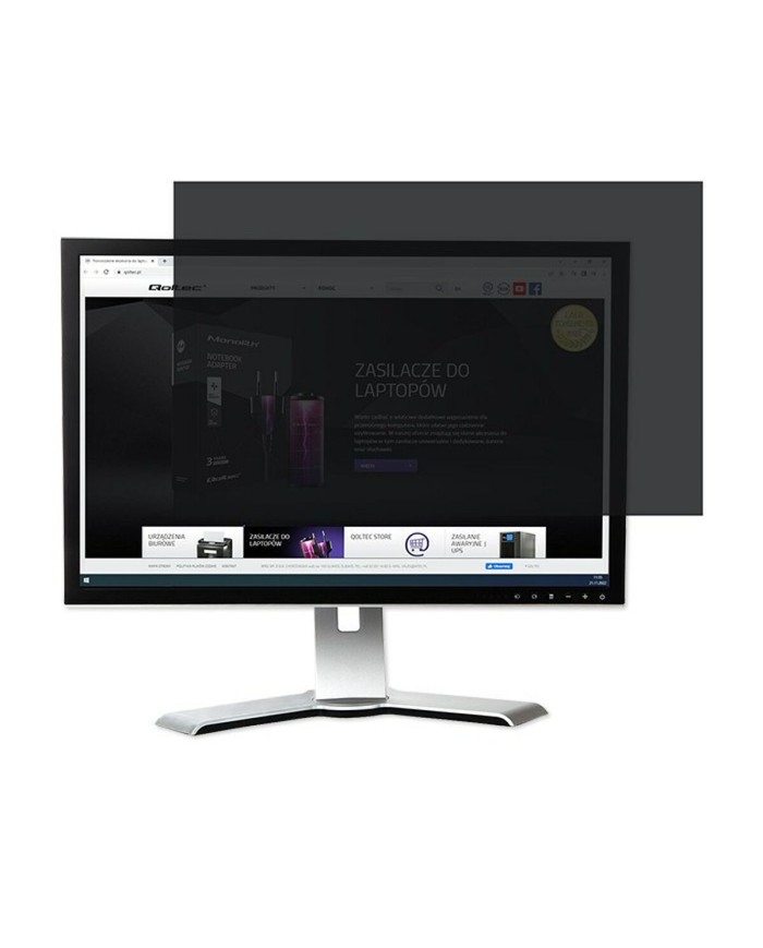 Supporto da Tavolo per Schermo Qoltec 51057 23"