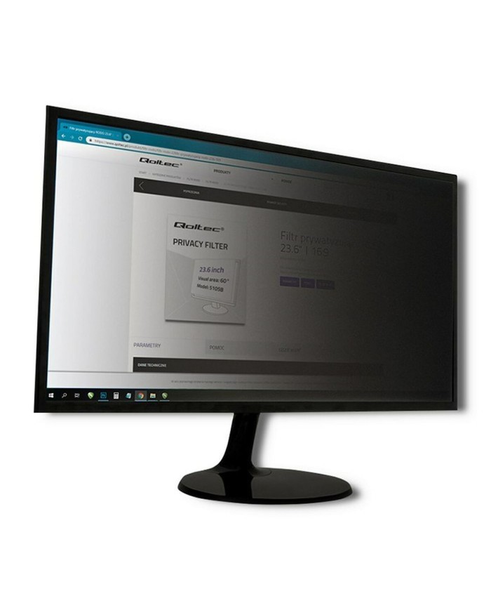 Supporto da Tavolo per Schermo Qoltec 51057 23"