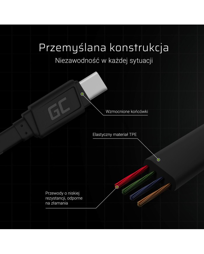 Cavo USB Green Cell KABGC03 Nero 25 cm Cavo USB Green Cell KABGC03 Nero 25 cm