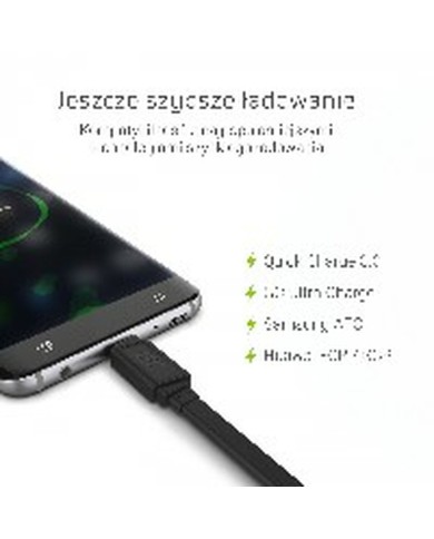 Cavo USB Green Cell KABGC03 Nero 25 cm Cavo USB Green Cell KABGC03 Nero 25 cm