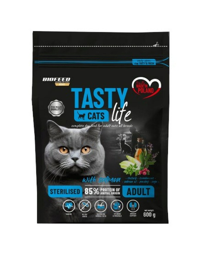 Cibo per gatti Biofeed Tasty Cats Life Salmone