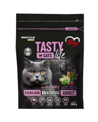 Cibo per gatti Biofeed Tasty Cats Life Coniglio Cibo per gatti Biofeed Tasty Cats Life Coniglio