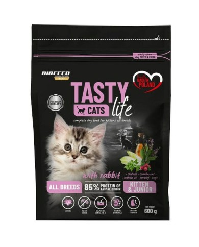 Cibo per gatti Biofeed Tasty Cats Life Coniglio Cibo per gatti Biofeed Tasty Cats Life Coniglio