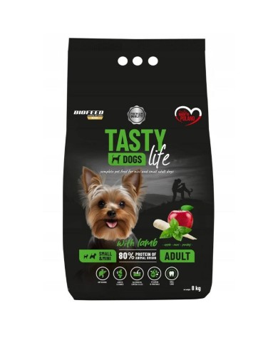 mangime Biofeed Tasty Life Adult Small Agnello 8 kg