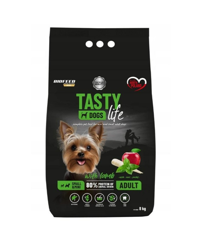 mangime Biofeed Tasty Life Adult Small Agnello 8 kg mangime Biofeed Tasty Life Adult Small Agnello 8 kg