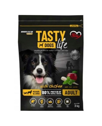 mangime Biofeed Tasty Life Pollo 3 Kg