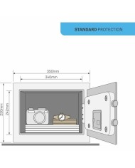 Cassaforte con Serratura Elettronica Yale YSV/250/DB2 16,3 L
