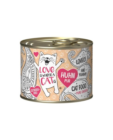 Cibo per gatti LOVE IS WHERE A CAT IS 2191040 Pollo 200 g