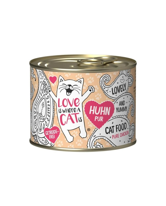 Cibo per gatti LOVE IS WHERE A CAT IS 2191040 Pollo 200 g