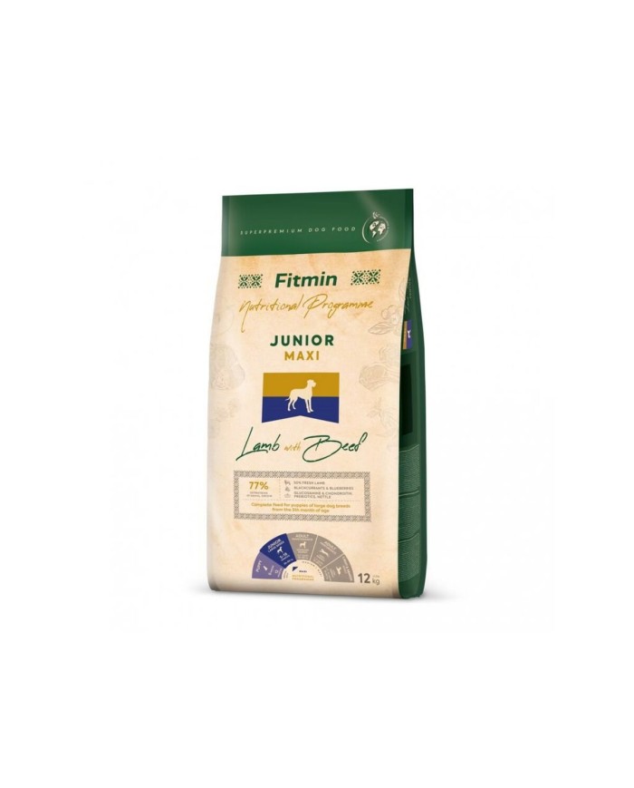 mangime Fitmin Junior Maxi Lamb with beef Agnello 12 kg mangime Fitmin Junior Maxi Lamb with beef Agnello 12 kg