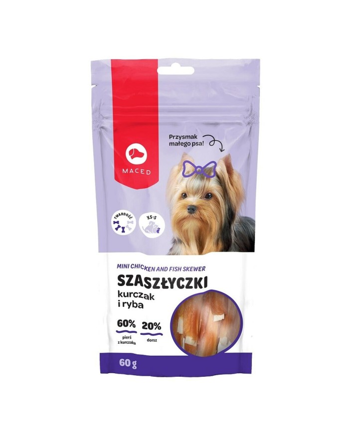 Snack per Cani Maced NA Pollo Pesce Baccalà 60 g Snack per Cani Maced NA Pollo Pesce Baccalà 60 g