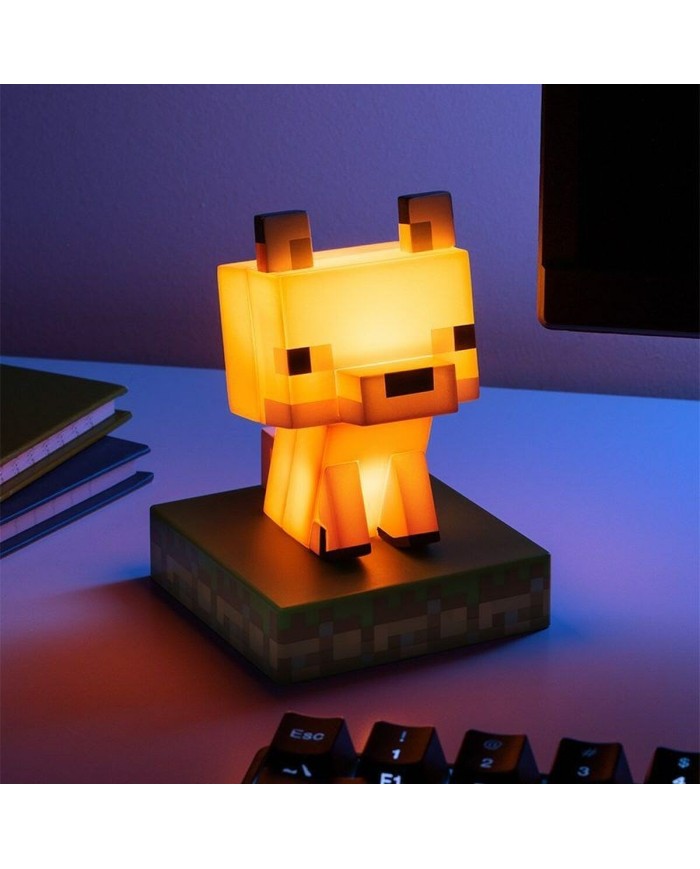 Personaggi d'Azione Paladone Minecraft Fox Icon Light Personaggi d'Azione Paladone Minecraft Fox Icon Light