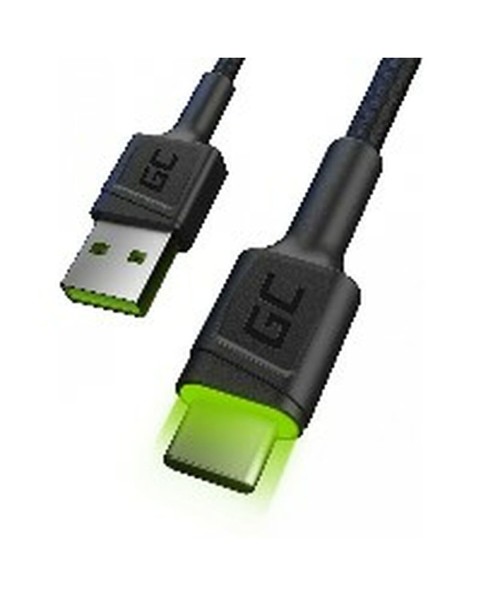 Cavo USB Green Cell KABGC06 Nero Verde 1,2 m
