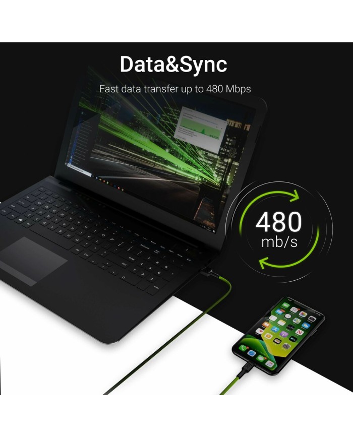 Cavo Lightning Green Cell KABGC05 Nero 1,2 m