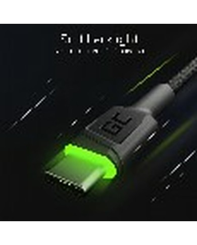 Cavo USB Green Cell KABGC13 Nero Verde 2 m Cavo USB Green Cell KABGC13 Nero Verde 2 m