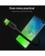 Cavo USB Green Cell KABGC13 Nero Verde 2 m