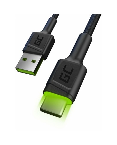 Cavo USB Green Cell KABGC13 Nero Verde 2 m Cavo USB Green Cell KABGC13 Nero Verde 2 m
