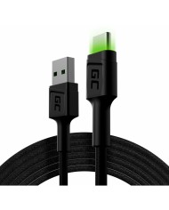 Cavo USB Green Cell KABGC13 Nero Verde 2 m