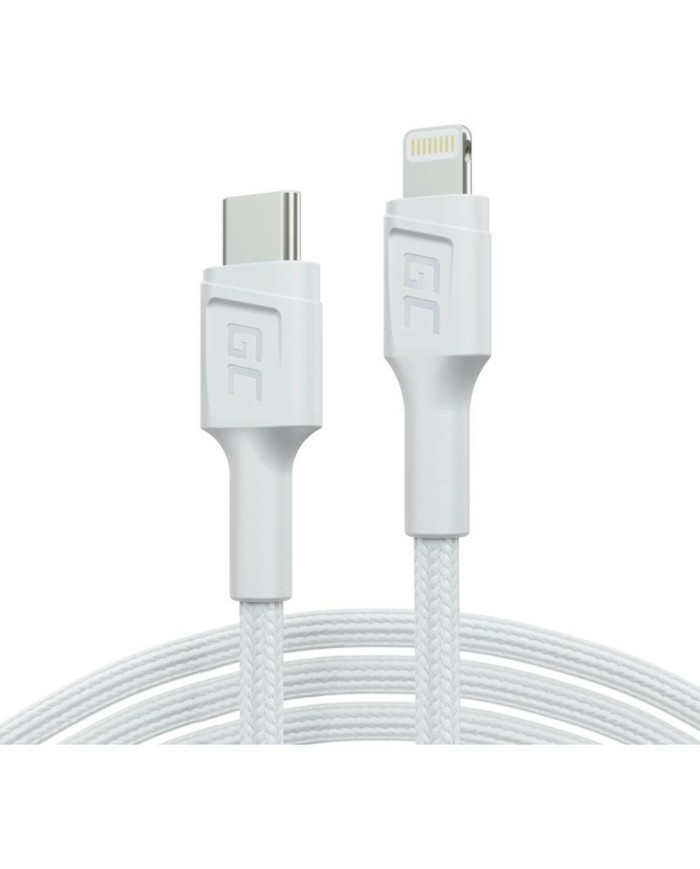 Cavo USB Green Cell KABGC31W Bianco 30 cm