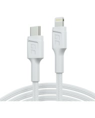 Cavo USB Green Cell KABGC31W Bianco 30 cm