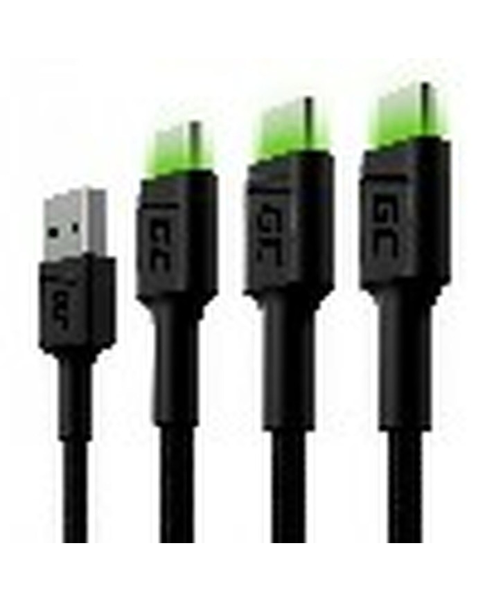Cavo USB Green Cell KABGCSET03 Nero 2 m