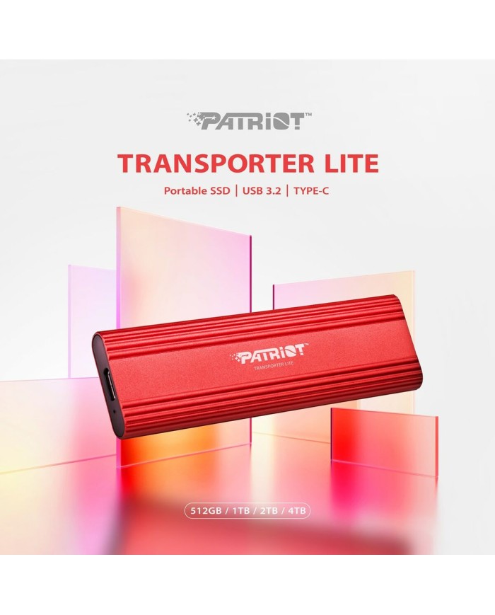 Hard Disk Esterno Patriot Memory PTPL2TBPEC Rosso 2 TB SSD Hard Disk Esterno Patriot Memory PTPL2TBPEC Rosso 2 TB SSD