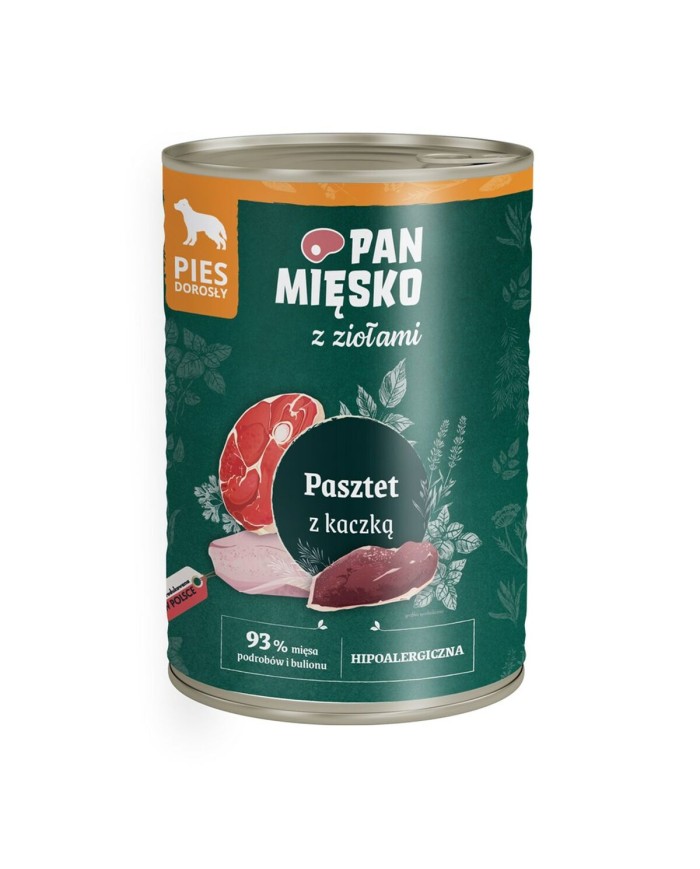 Cibo umido PAN MIĘSKO herbs Duck 400 g
