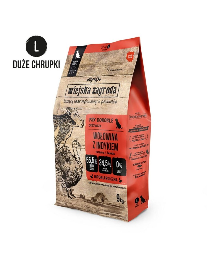 mangime WIEJSKA ZAGRODA Carne di vitello 9 kg mangime WIEJSKA ZAGRODA Carne di vitello 9 kg