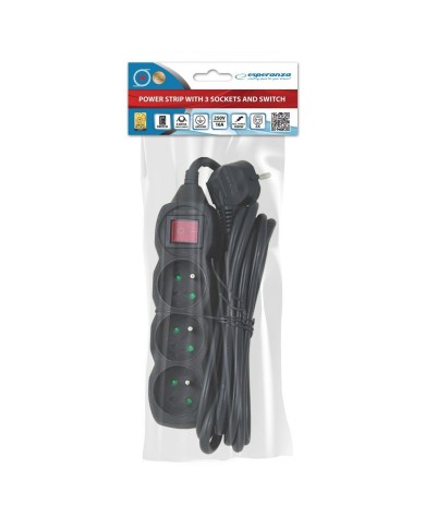 Ciabatta Multipresa Esperanza ELK211K (3 m)